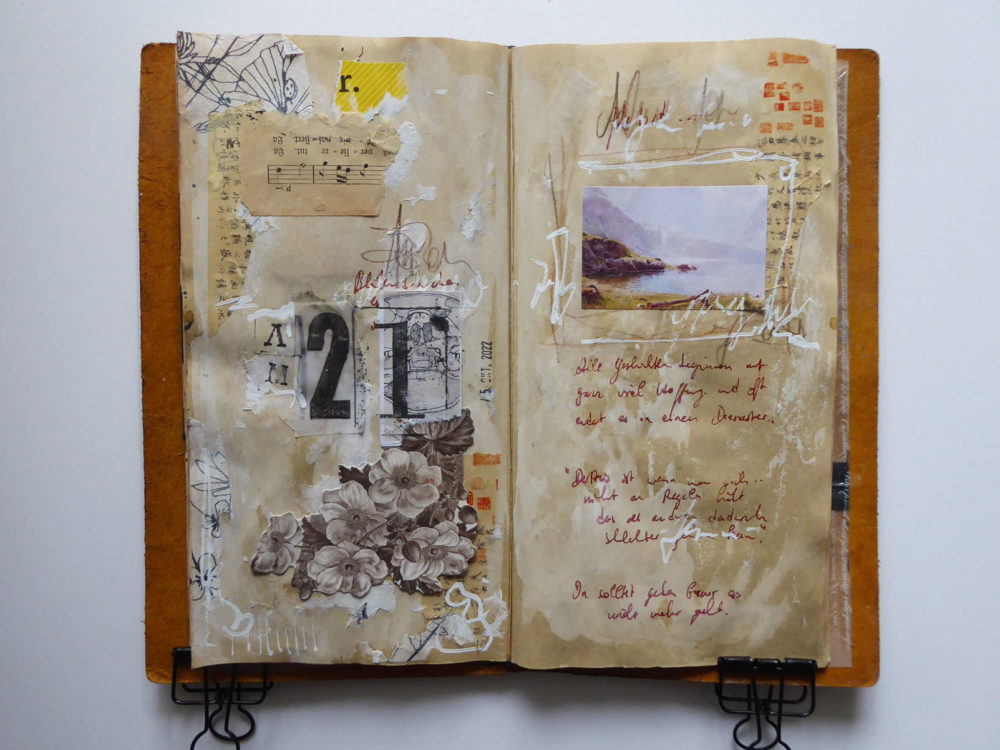 ArtJournal, Artjournaling, Kurs, Art Journal Berlin, Monika Milczewski