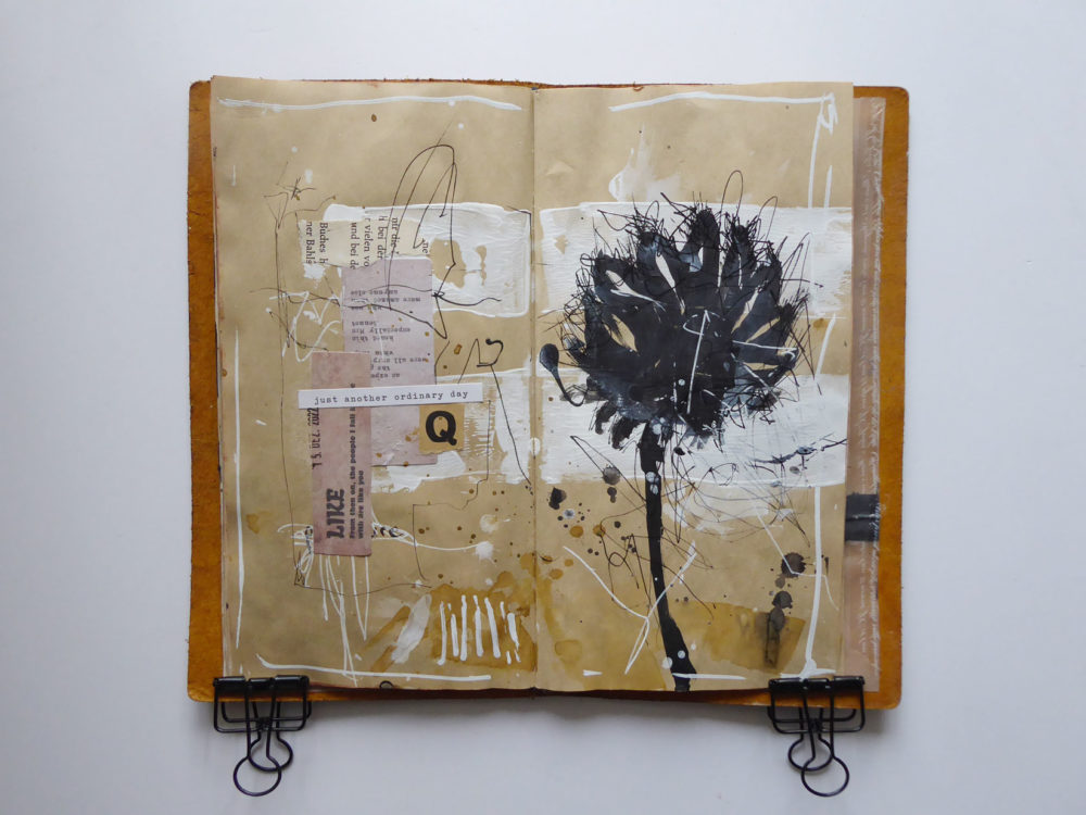 ArtJournal, Artjournaling, Kurs, Art Journal Berlin, Monika Milczewski